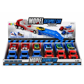 Kamion Nosač Automobila S Bacačem 1:55 8