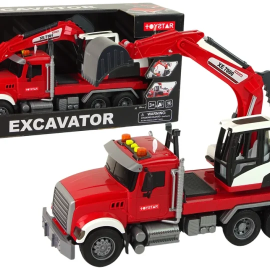 Kamion S Bagerom Traktor Bager Zvučna Svjetla 1