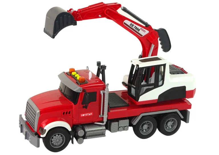 Kamion S Bagerom Traktor Bager Zvučna Svjetla 2