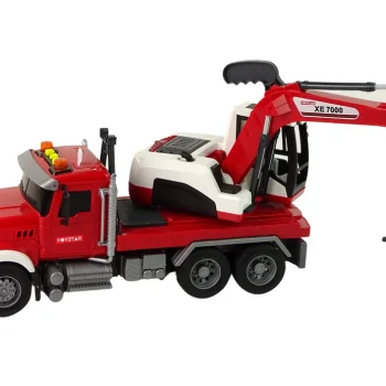 Kamion S Bagerom Traktor Bager Zvučna Svjetla 3