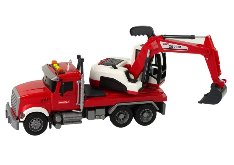 Kamion S Bagerom Traktor Bager Zvučna Svjetla 3