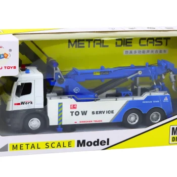 Kamion S Dizalicom, Dvije Metalne Kuke, Bijela I Plava Svjetla, Zvukovi 4