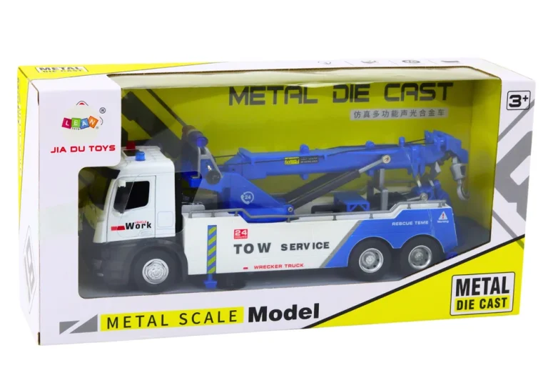 Kamion S Dizalicom, Dvije Metalne Kuke, Bijela I Plava Svjetla, Zvukovi 4