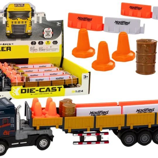 Kamion S Prikolicom Plavi 1:24 Tir Automobil Pribor Za Kamione Zvukovi 1