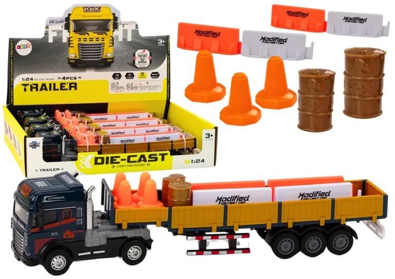 Kamion S Prikolicom Plavi 1:24 Tir Automobil Pribor Za Kamione Zvukovi 1