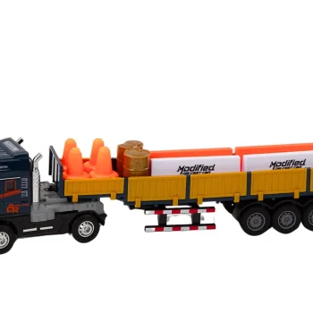 Kamion S Prikolicom Plavi 1:24 Tir Automobil Pribor Za Kamione Zvukovi 2