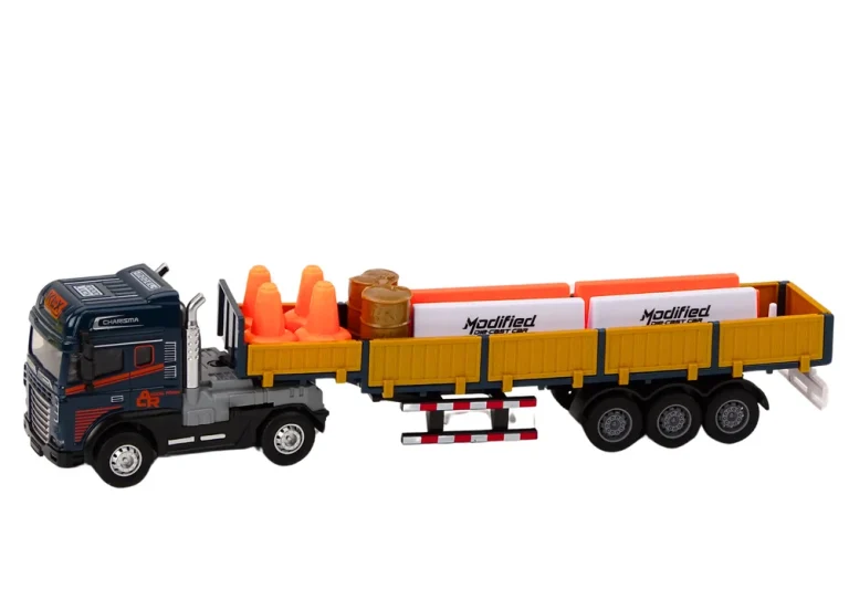 Kamion S Prikolicom Plavi 1:24 Tir Automobil Pribor Za Kamione Zvukovi 2