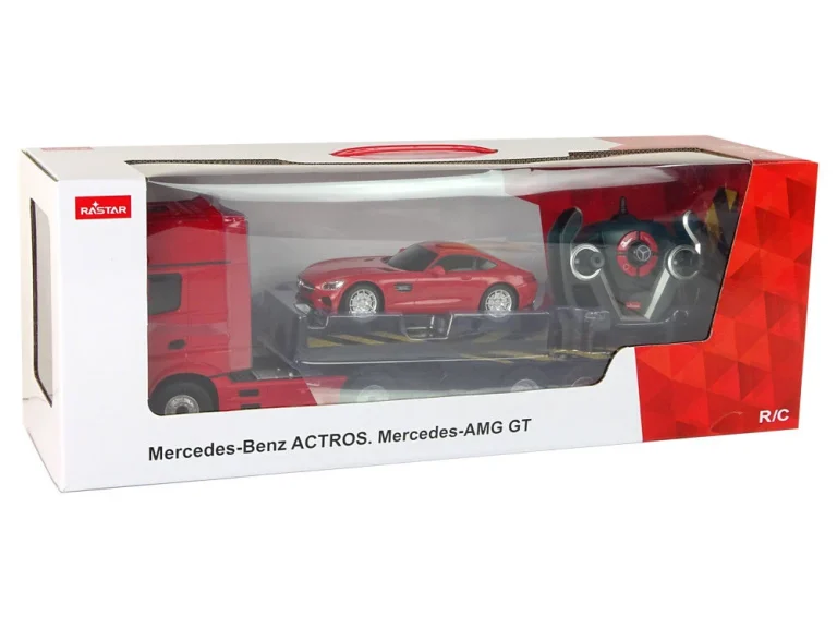 Kamion Za Vuču Na Daljinsko Upravljanje Mercedes Benz 1:26 Crveni 8