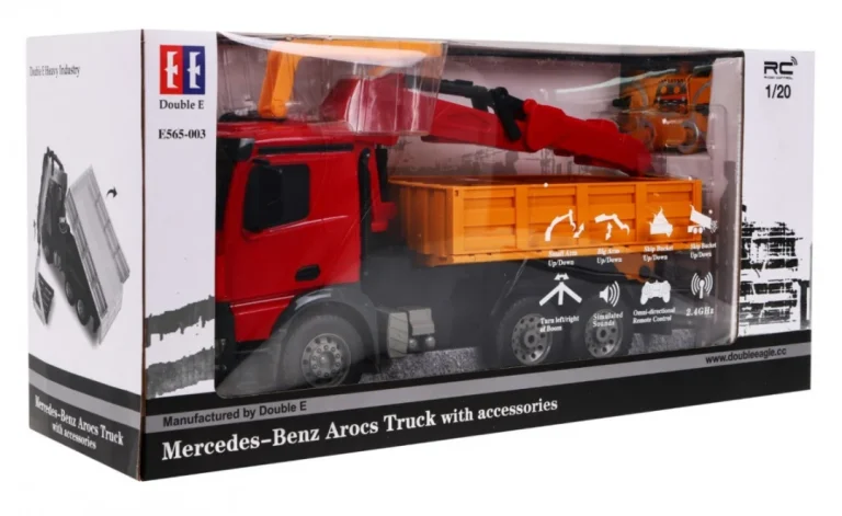 Kamionska Dizalica Hds Za Djecu 6+ Mercedes Benz Arocs Daljinski Upravljani 1:20 Pokretni Dijelovi 9