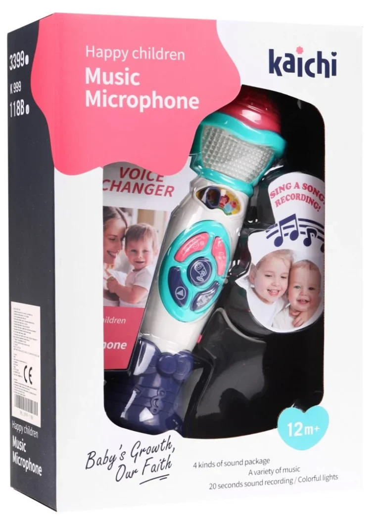 Karaoke Mikrofon Za Bebe 12m+ S Promjenom Glasa 4