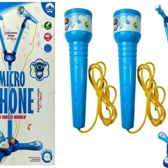 Karaoke Set S Mikrofonom I Tronošcem, Plavi 1