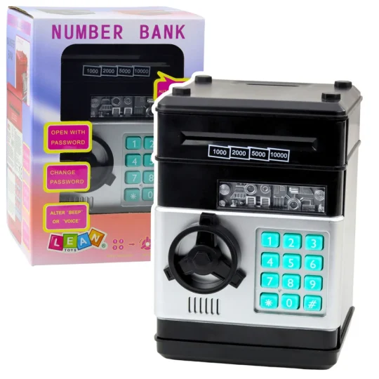 Kasica Sef Bankomat S Pin Om Crna 1
