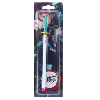 Katana Sword Anime Kemijska Olovka Metalna Crna Tinta S Zamjenjivim Punjenjem, Tirkizna 4