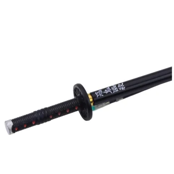 Katana Sword Anime Kemijska Olovka S Metalnom Crnom Tintom, Zamjenjivo Punjenje, Crna 2