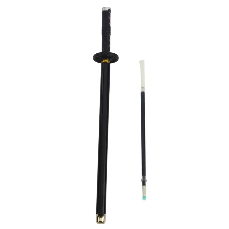 Katana Sword Anime Kemijska Olovka S Metalnom Crnom Tintom, Zamjenjivo Punjenje, Crna 3