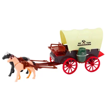 Kaubojski Set Zapadna Kočija, Konji I Figure 2