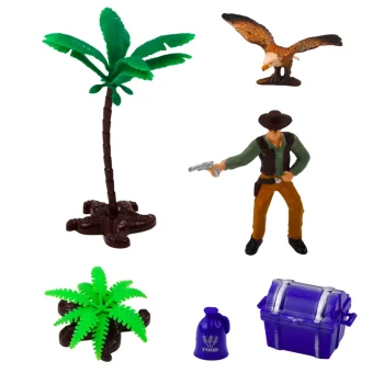 Kaubojski Set Zapadna Kočija, Konji I Figure 3