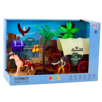 Kaubojski Set Zapadna Kočija, Konji I Figure 4