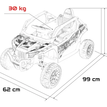 Kawasaki Teryx Krx1000 Buggy Plava 2