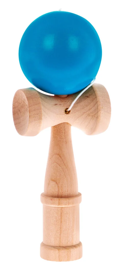 Kendama Arkadna Igra Za Djecu 3+ I Odrasle Drvena Igračka + Plava Loptica 3