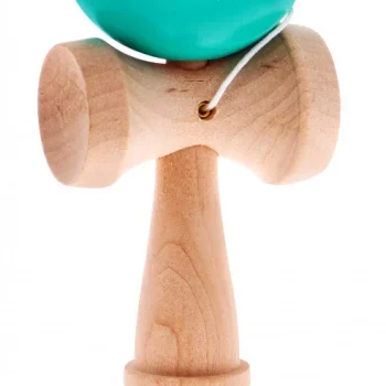 Kendama Arkadna Igra Za Djecu 3+ I Odrasle Drvena Igračka + Zelena Loptica 2