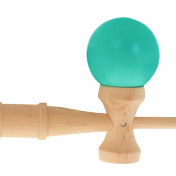 Kendama Arkadna Igra Za Djecu 3+ I Odrasle Drvena Igračka + Zelena Loptica 3