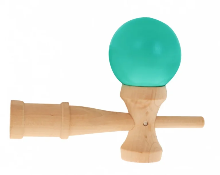 Kendama Arkadna Igra Za Djecu 3+ I Odrasle Drvena Igračka + Zelena Loptica 3