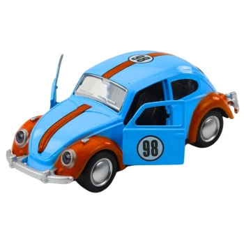 Klasični Automobil Beetle S Metalnim Povlačenjem, Otvarajućim Vratima I Miksom 3