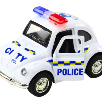 Klasični Policijski Auto 1:38 Svjetla Za Vožnju Zvuci Bijelo 2