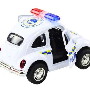 Klasični Policijski Auto 1:38 Svjetla Za Vožnju Zvuci Bijelo 3