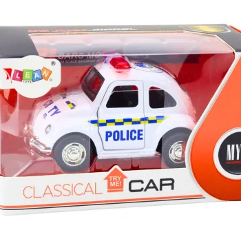 Klasični Policijski Auto 1:38 Svjetla Za Vožnju Zvuci Bijelo 4