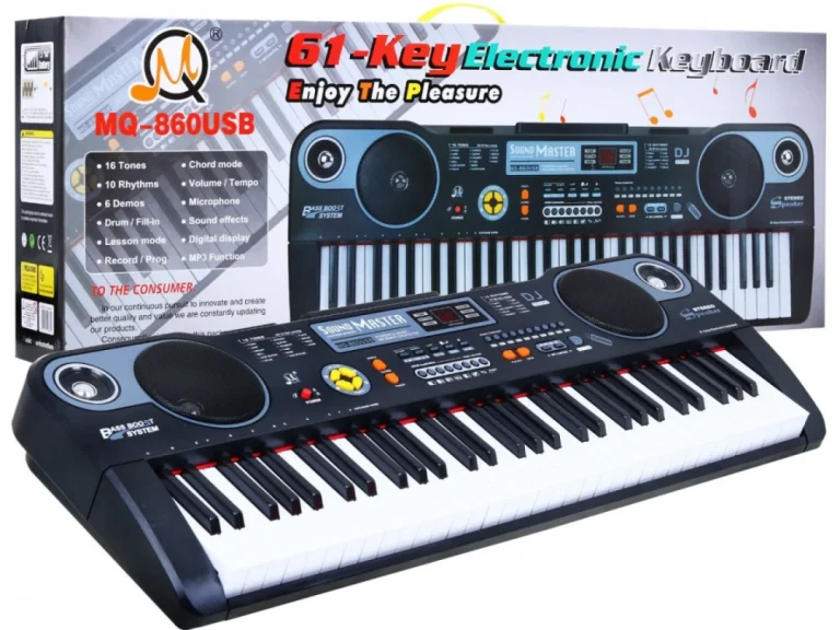 Klavijatura 61 Tipka Mq 860usb Stalka I Lekcije 5+ 1