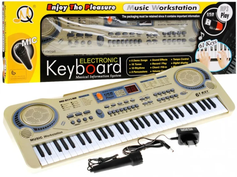 Klavijatura 61 Tipka Bež Mq 811usb 5+ 1