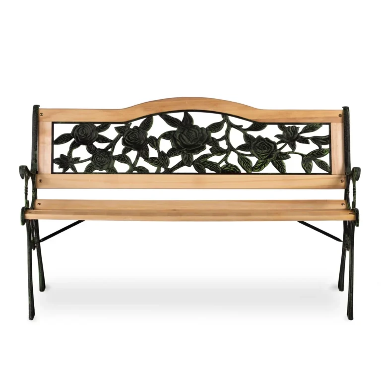 Klupa Za Park S Naslonom Gardi Rose Sofotel, 123,5 × 74 × 48 Cm 2