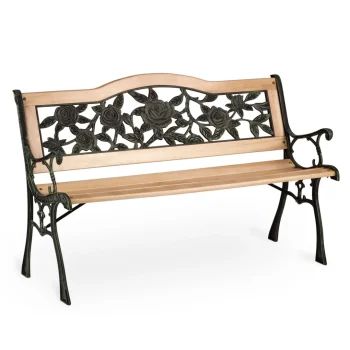 Klupa Za Park S Naslonom Gardi Rose Sofotel, 123,5 × 74 × 48 Cm 3