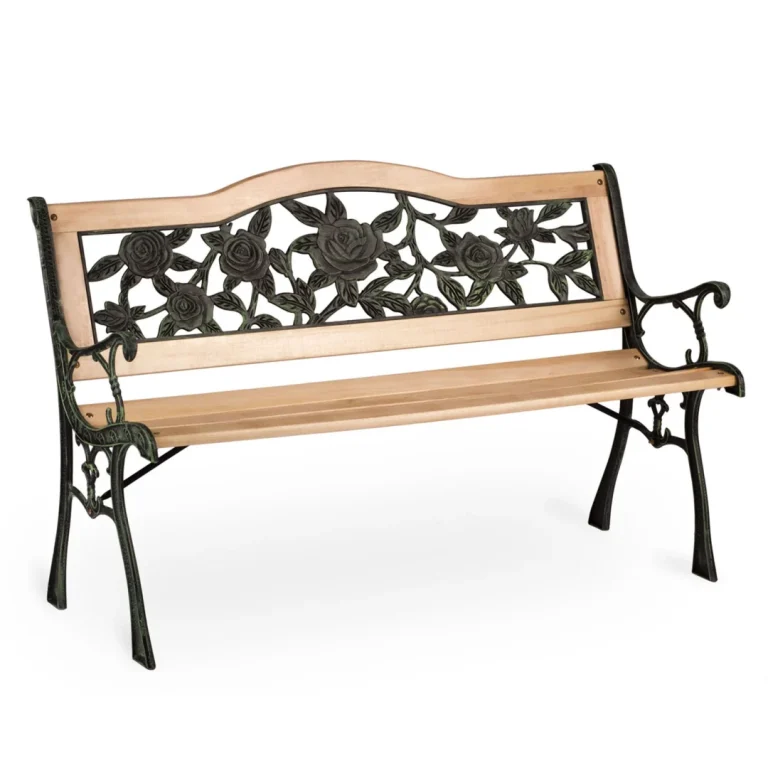 Klupa Za Park S Naslonom Gardi Rose Sofotel, 123,5 × 74 × 48 Cm 3
