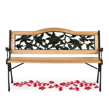 Klupa Za Park S Naslonom Gardi Rose Sofotel, 123,5 × 74 × 48 Cm 6