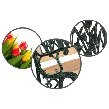 Klupa Za Park S Naslonom Gardi Tulip Sofotel, 123,5 × 74 × 48 Cm 6