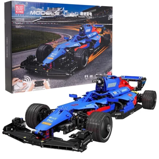 Kocke F1 Bolid Plavi Rc 1065 Dijelova 14+ 1