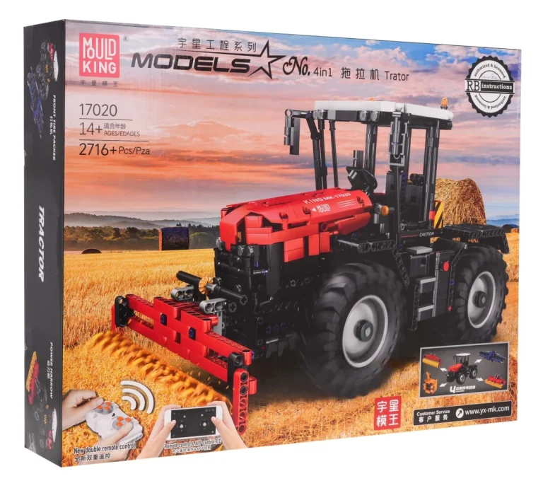 Kocke Crveni Traktor Rc 2716 Dijelova 14+ 8