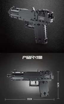 Kocke Pištolj Glock 288 Dijelova 14+ 3