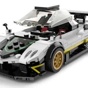 Kockice Pagani Zonda R 1:28 Bijele Rastar, 387 Dijelova 4