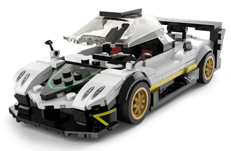 Kockice Pagani Zonda R 1:28 Bijele Rastar, 387 Dijelova 4