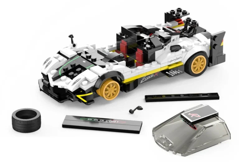 Kockice Pagani Zonda R 1:28 Bijele Rastar, 387 Dijelova 5