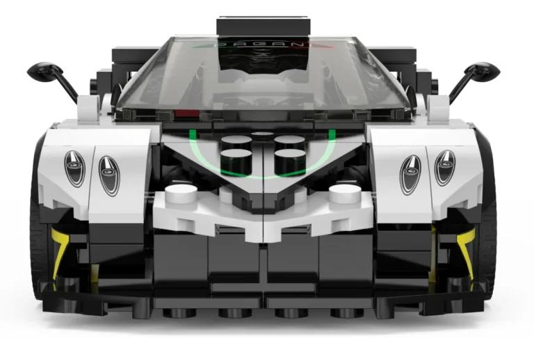Kockice Pagani Zonda R 1:28 Bijele Rastar, 387 Dijelova 6