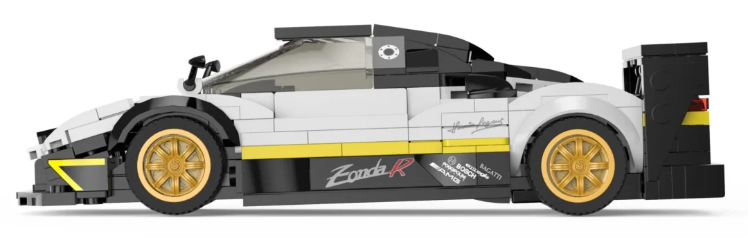 Kockice Pagani Zonda R 1:28 Bijele Rastar, 387 Dijelova 8
