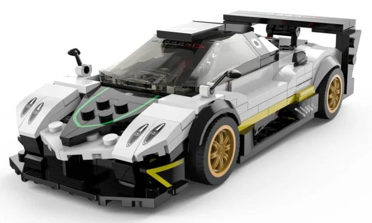 Kockice Pagani Zonda R 1:28 Bijele Rastar, 387 Dijelova 9