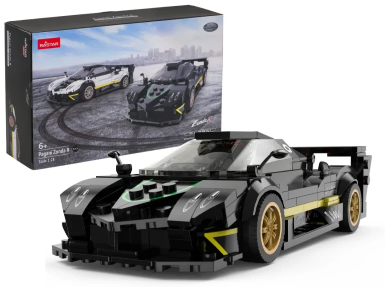 Kockice Pagani Zonda R 1:28 Crne Rastar, 387 Dijelova 1