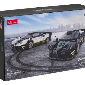 Kockice Pagani Zonda R 1:28 Crne Rastar, 387 Dijelova 11