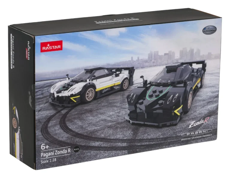 Kockice Pagani Zonda R 1:28 Crne Rastar, 387 Dijelova 11